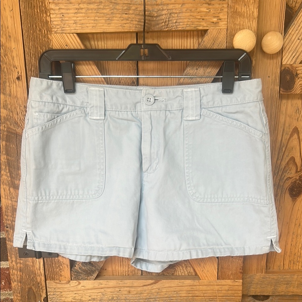 Blue Old Navy Cargo Shorts with Lightweight Cotton Blend